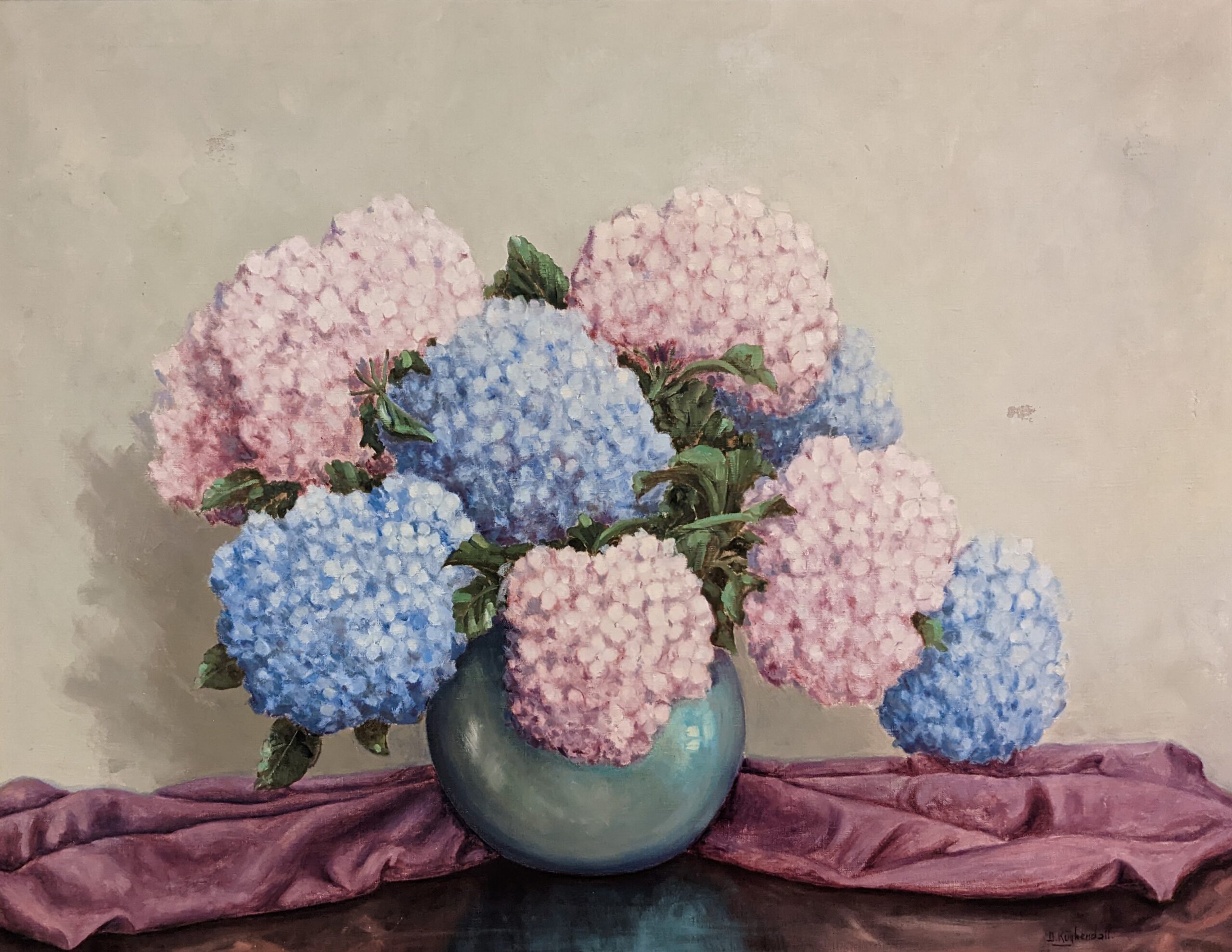 SOLD-Original Oil Painting by Texas Artist Dudley Ira Kuykendall