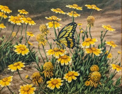 SOLD-Helen Hunter Oil on Board
