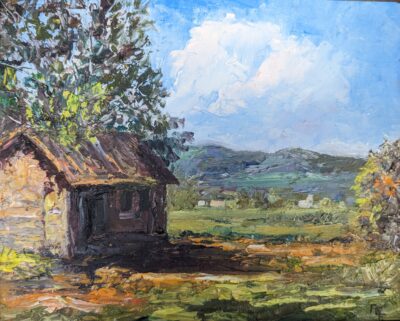 SOLD-Barn Painting