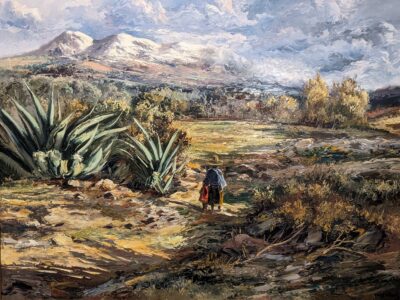 SOLD - Jose Vives-Atsara Oil on Masonite