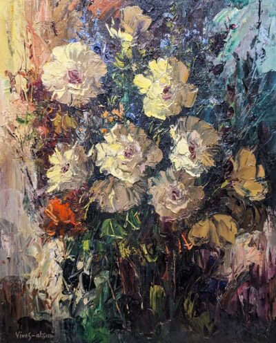 SOLD - Jose Vives-Atsara Oil Still life
