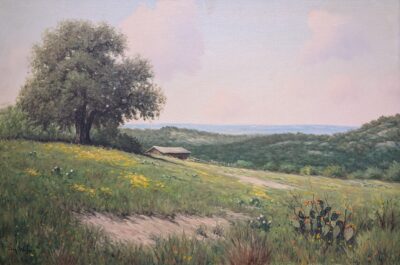 Don Warren Texas Landscape painting for sale