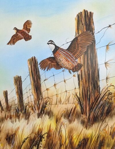 Edmon H. Benavides (1942-1986), a Texan artist Watercolor