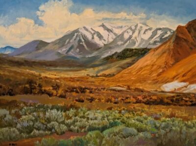 SOLD - Delores O'Neill Meldrum Oil on Canvas "Land of Snows"