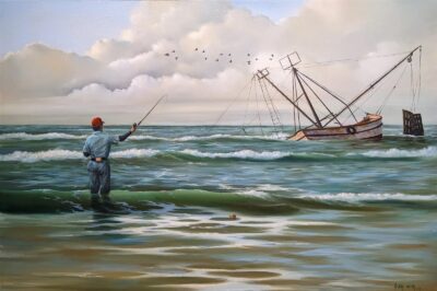 SOLD - Richard Weers Oil on Canvas