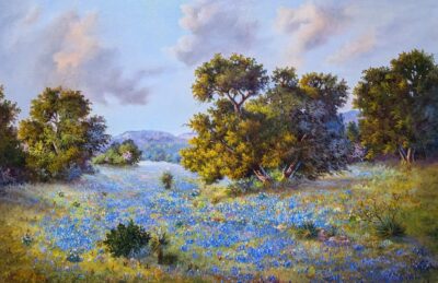 Irene Klein, Oil on Canvas, "Hill Country Road",