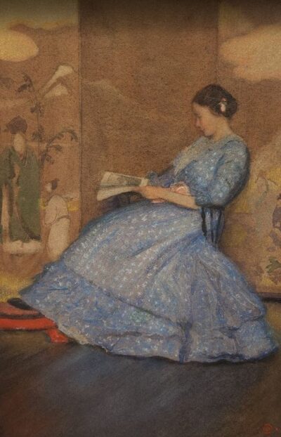 SOLD - Hermann Dudley Murphy, "The Blue Organdy"